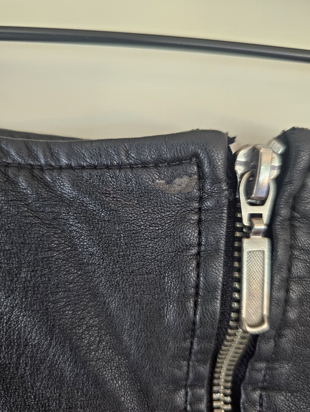 Free People Layla Vegan Leather Black Mini Skirt - Picture 5 of 9